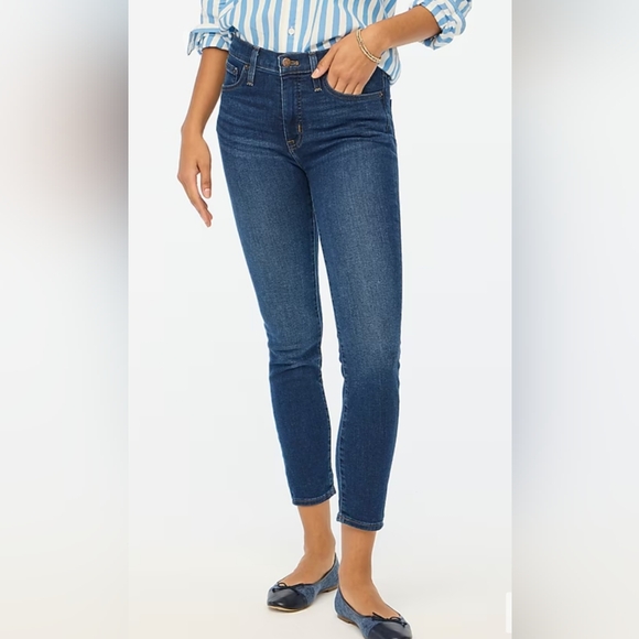 J. Crew size 33 jeans, 9" mid-rise skinny jeans - Picture 2 of 11